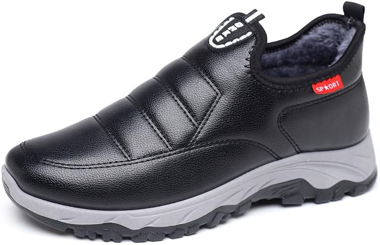 Мужские зимние ботинки водонепроницаемые, теплые снежные ботинки с мягким плюшевым утеплителем, высокие кроссовки с мягкой противоскользящей подошвой, повседневная обувь для активного отдыха и походов в холодную погоду Qacksv, черный
Мужские зимние ботинки водонепроницаемые, теплые снежные ботинки с мягким плюшевым утеплителем, высокие кроссовки с мягкой противоскользящей подошвой, повседневная обувь для активного отдыха и походов в холодную погоду Qacksv, черный