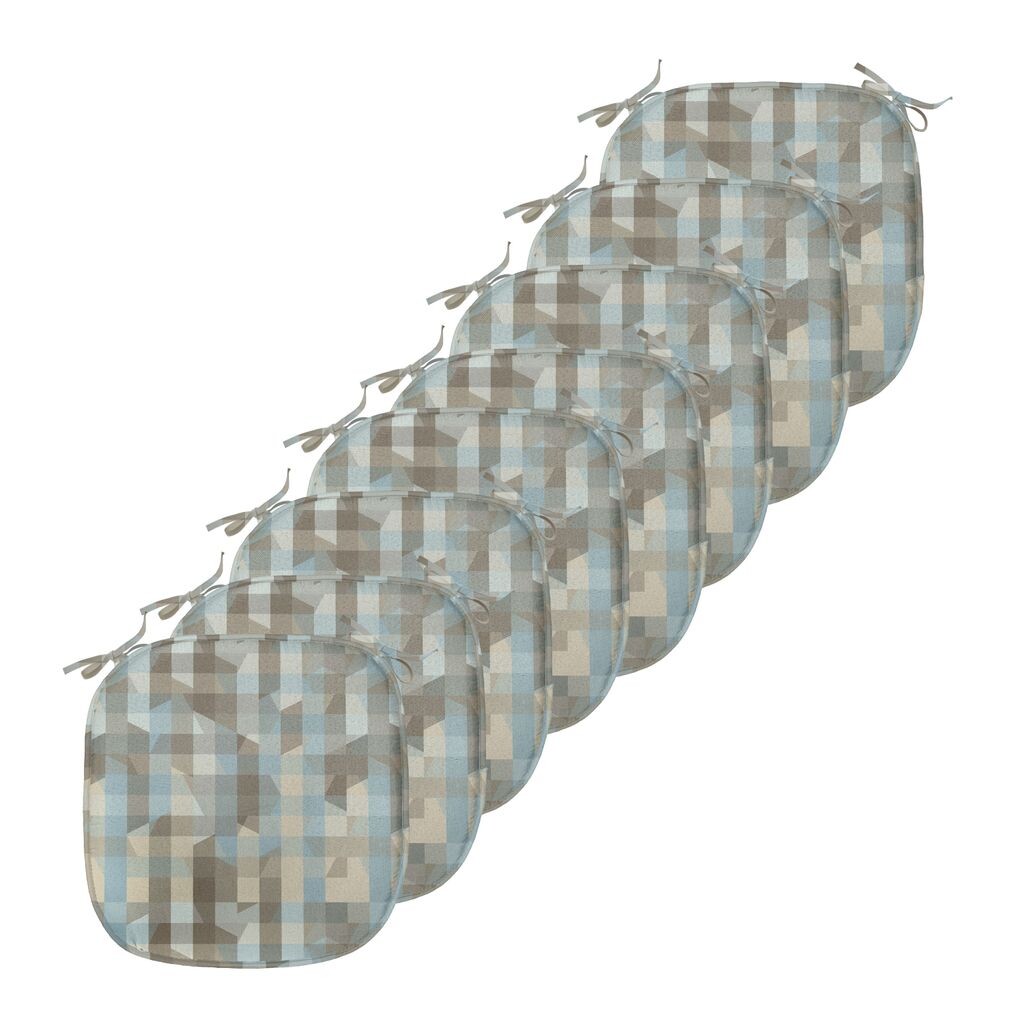 Подушки на обеденный стул ABAKUHAUS с геометрическим рисунком, мягкий дизайн с вертикальными линиями, декоративная водонепроницаемая подушка с ремнями для кухонных сидений, 40 см x 40 см — упаковка из 8 шт., кремово-коричневый, бледно-синий, чер...
Подушки на обеденный стул ABAKUHAUS с геометрическим рисунком, мягкий дизайн с вертикальными линиями, декоративная водонепроницаемая подушка с ремнями для кухонных сидений, 40 см x 40 см — упаковка из 8 шт., кремово-коричневый, бледно-синий, чер...