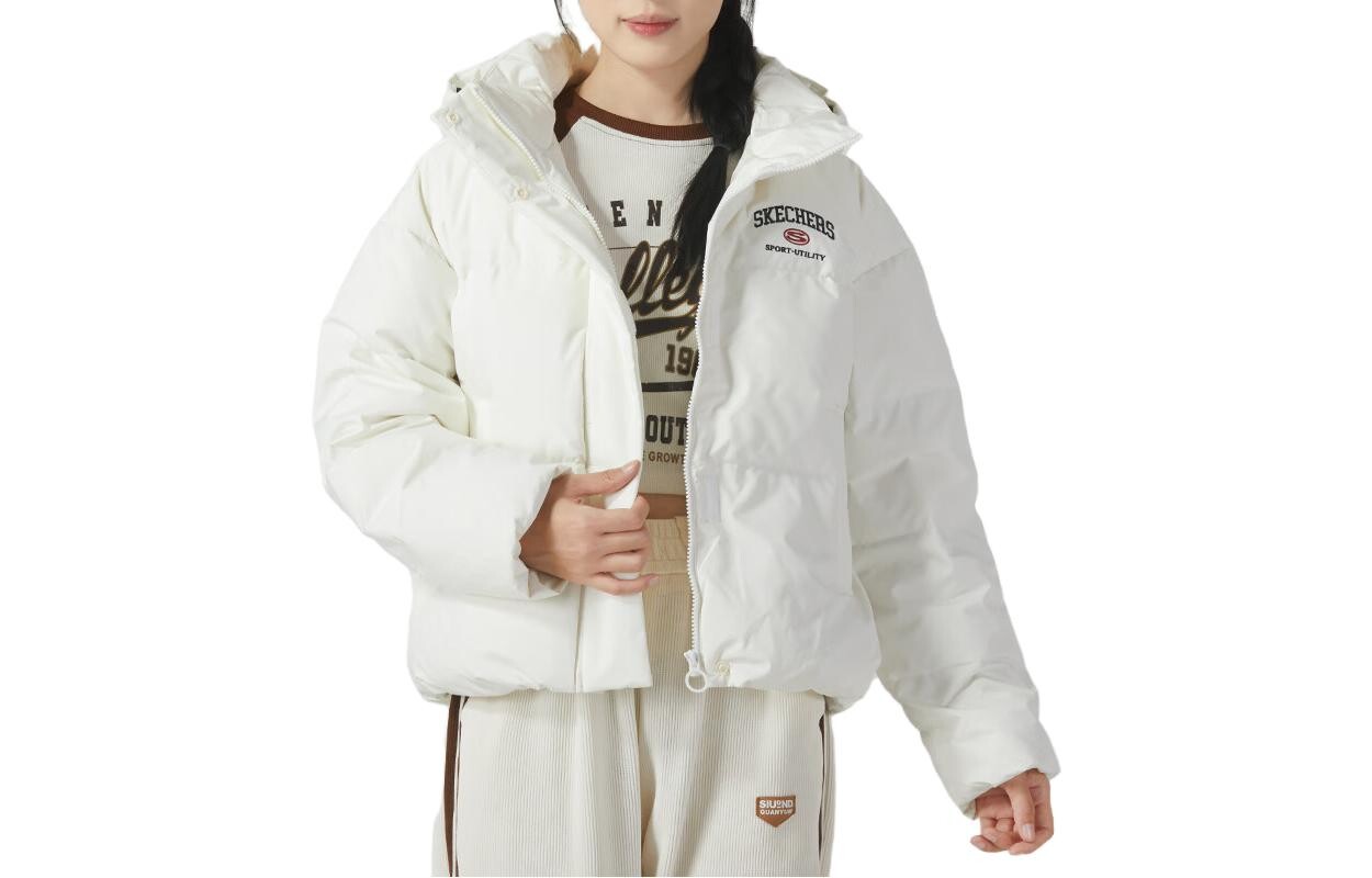Пуховик женский белый Skechers
Пуховик женский белый Skechers