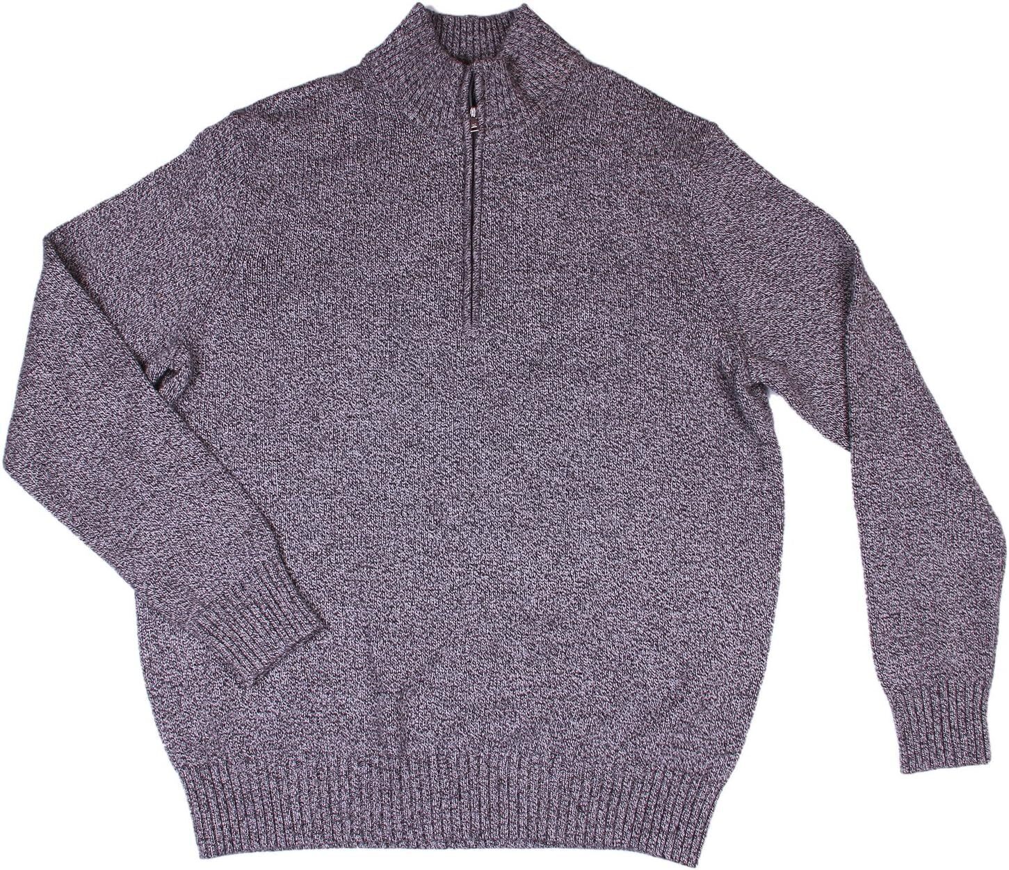 Мужской хлопковый свитер Calvin Klein с воротником-стойкой и застежкой-молнией 1/4 из плотного плетения, Light Gray Heather
Мужской хлопковый свитер Calvin Klein с воротником-стойкой и застежкой-молнией 1/4 из плотного плетения, Light Gray Heather