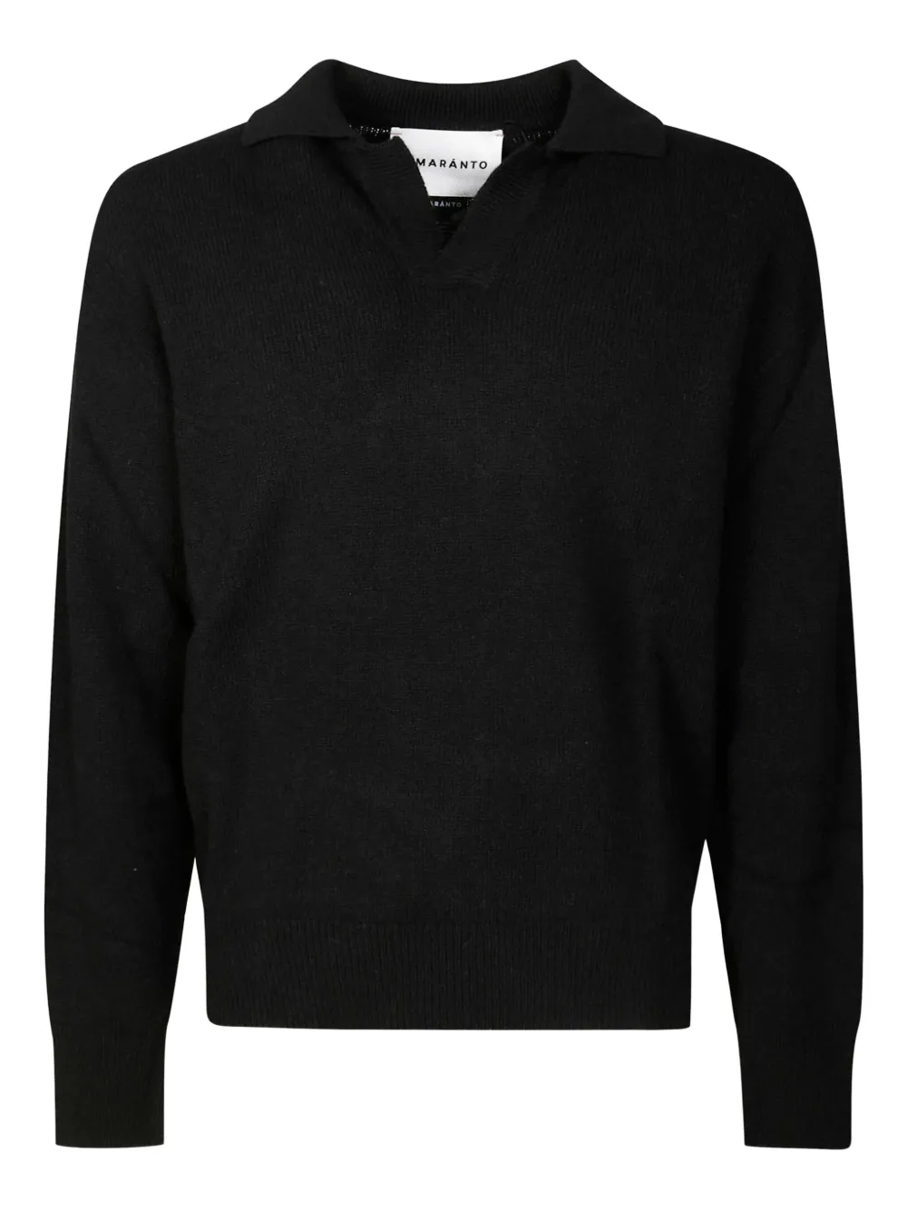 Свитер с воротником-поло Amaranto, черный
Свитер с воротником-поло Amaranto, черный