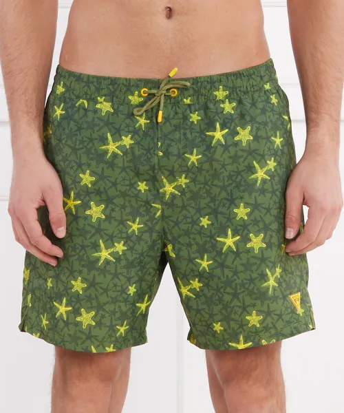 Пляжные шорты Regular fit Guess Underwear, зеленый
Пляжные шорты Regular fit Guess Underwear, зеленый