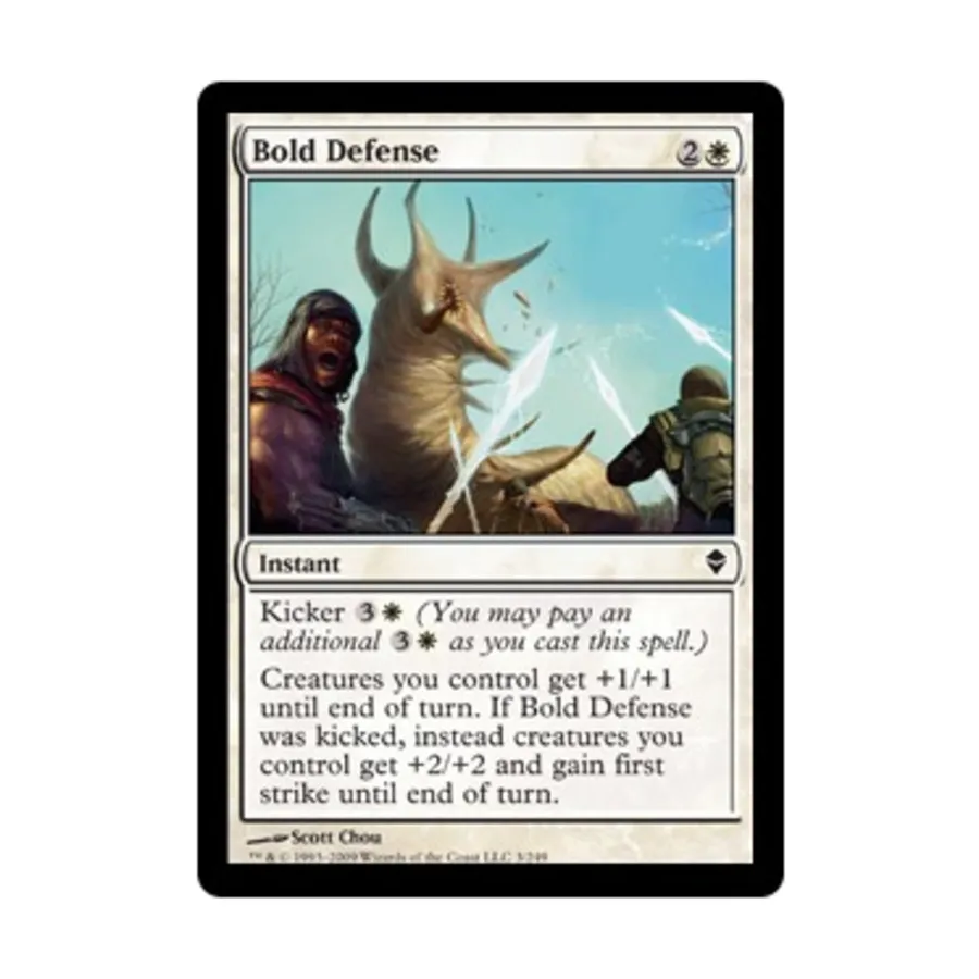 CCG Смелая защита (К), MTG - Zendikar
CCG Смелая защита (К), MTG - Zendikar