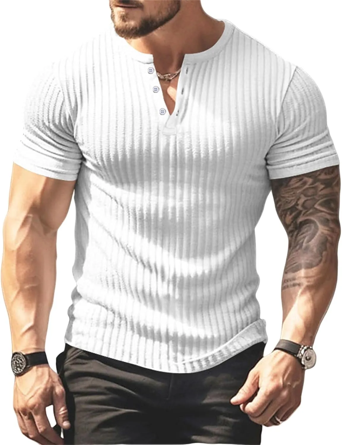 Мужская футболка с V-образным вырезом и коротким рукавом, Slim Fit, Henley KGKQHKQ
Мужская футболка с V-образным вырезом и коротким рукавом, Slim Fit, Henley KGKQHKQ