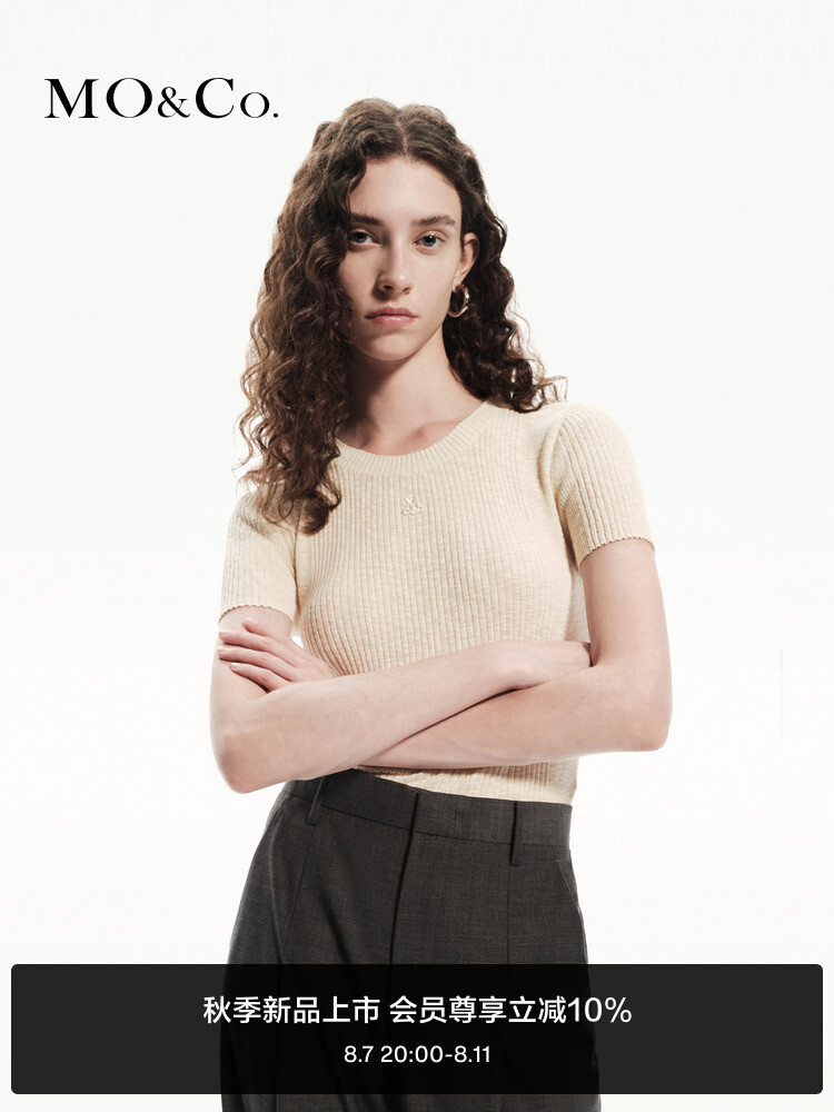 Свитер льняной Moco Moanke с короткими рукавами, абрикосовый
Свитер льняной Moco Moanke с короткими рукавами, абрикосовый