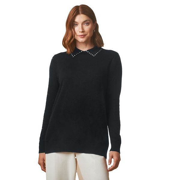 Женский свитер с декором, plus size Jessica London
Женский свитер с декором, plus size Jessica London