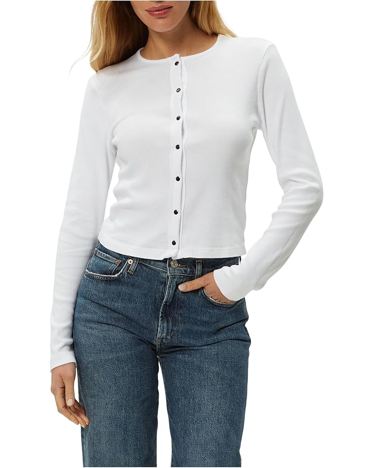 Женский свитер Michael Stars Trixie Crew Neck Snap Cardi, White
Женский свитер Michael Stars Trixie Crew Neck Snap Cardi, White