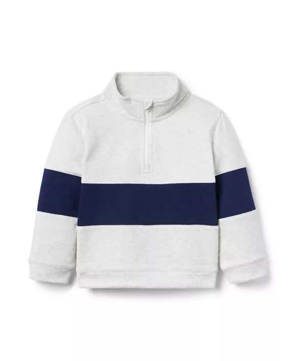 Универсальная полосатая толстовка с застежкой-молнией до середины груди. Janie And Jack, серый
Универсальная полосатая толстовка с застежкой-молнией до середины груди. Janie And Jack, серый