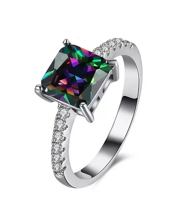 Кольцо с мистическим топазом принцессной огранки Hollywood Sensation, silver
Кольцо с мистическим топазом принцессной огранки Hollywood Sensation, silver