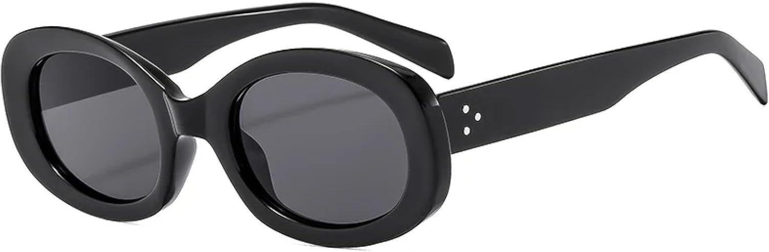 Солнцезащитные очки с защитой от УФ-излучения UV400 | Овальная оправа, маленькая оправа | Для женщин и мужчин, для занятий спортом на открытом воздухе и вождения DSVIGF, Black
Солнцезащитные очки с защитой от УФ-излучения UV400 | Овальная оправа, маленькая оправа | Для женщин и мужчин, для занятий спортом на открытом воздухе и вождения DSVIGF, Black