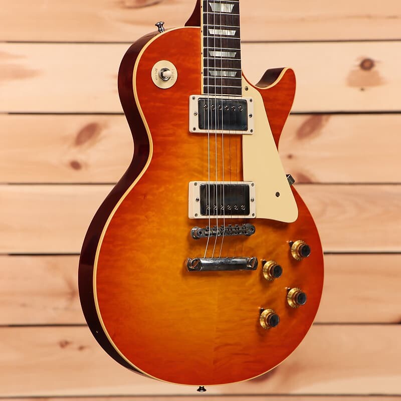 Электрогитара Gibson 1960 Les Paul Standard Reissue Ultra Light Aged - Orange Lemon Fade - 03170 - PLEK'd
Электрогитара Gibson 1960 Les Paul Standard Reissue Ultra Light Aged - Orange Lemon Fade - 03170 - PLEK'd
