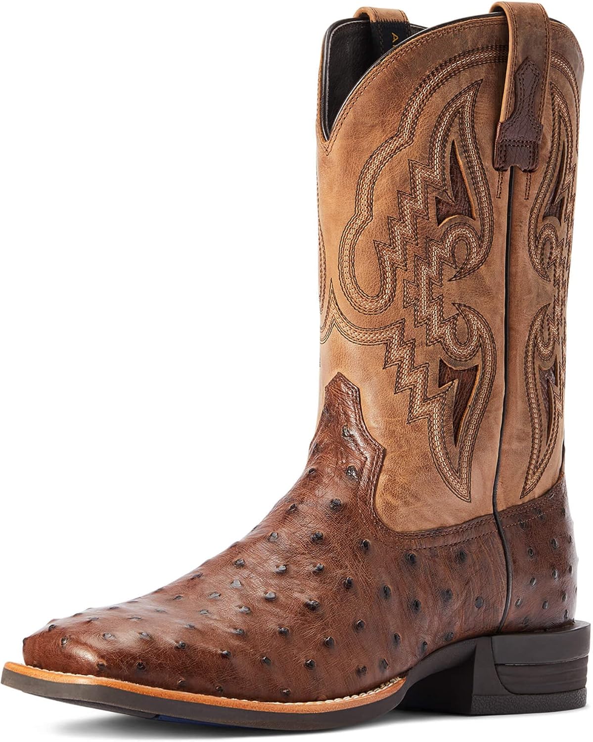 Мужские вестерн-бутсы ARIAT Frontier Chimayo, Dark Tabac Full Quill Ostrich/Tannin
Мужские вестерн-бутсы ARIAT Frontier Chimayo, Dark Tabac Full Quill Ostrich/Tannin