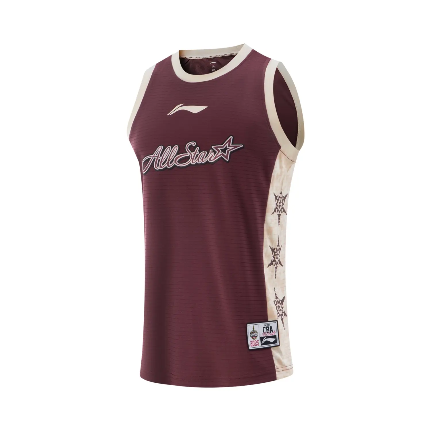 LiNing CBA All Star Collection баскетбольная майка для мужчин Li-Ning, бордовый/айвори
LiNing CBA All Star Collection баскетбольная майка для мужчин Li-Ning, бордовый/айвори