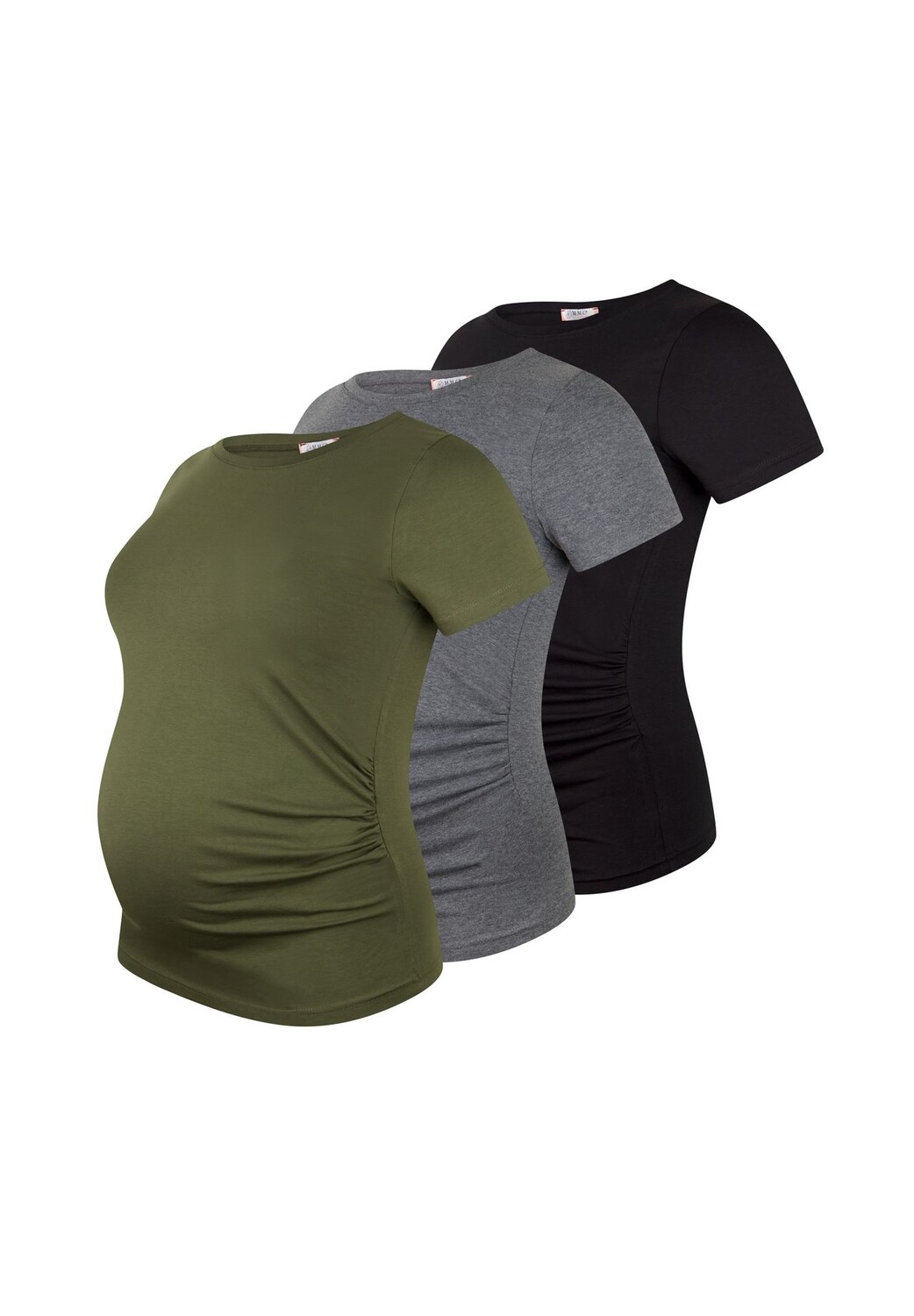 Комплект из 3 рубашек для беременных, однотонная одежда для беременных, однотонная M.M.C., цвет Schwarz Dunkelgrau Khaki
Комплект из 3 рубашек для беременных, однотонная одежда для беременных, однотонная M.M.C., цвет Schwarz Dunkelgrau Khaki