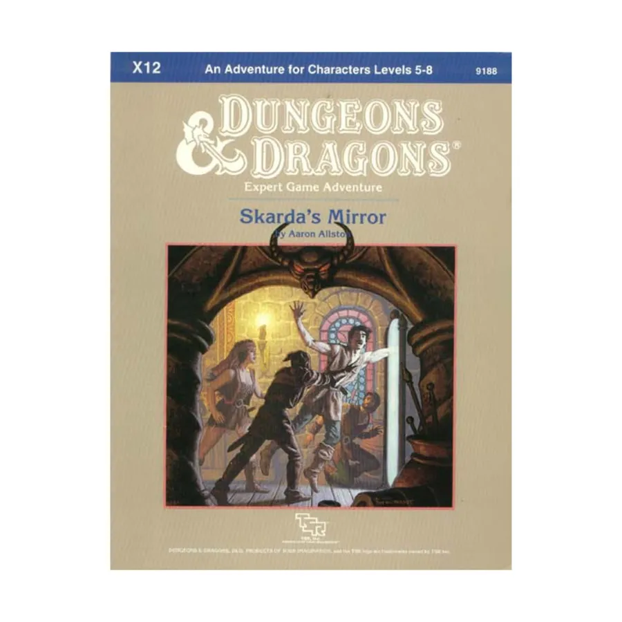 Модуль Skarda's Mirror, Basic Dungeons & Dragons (Original Edition) - Modules & Adventures - X Series
Модуль Skarda's Mirror, Basic Dungeons & Dragons (Original Edition) - Modules & Adventures - X Series