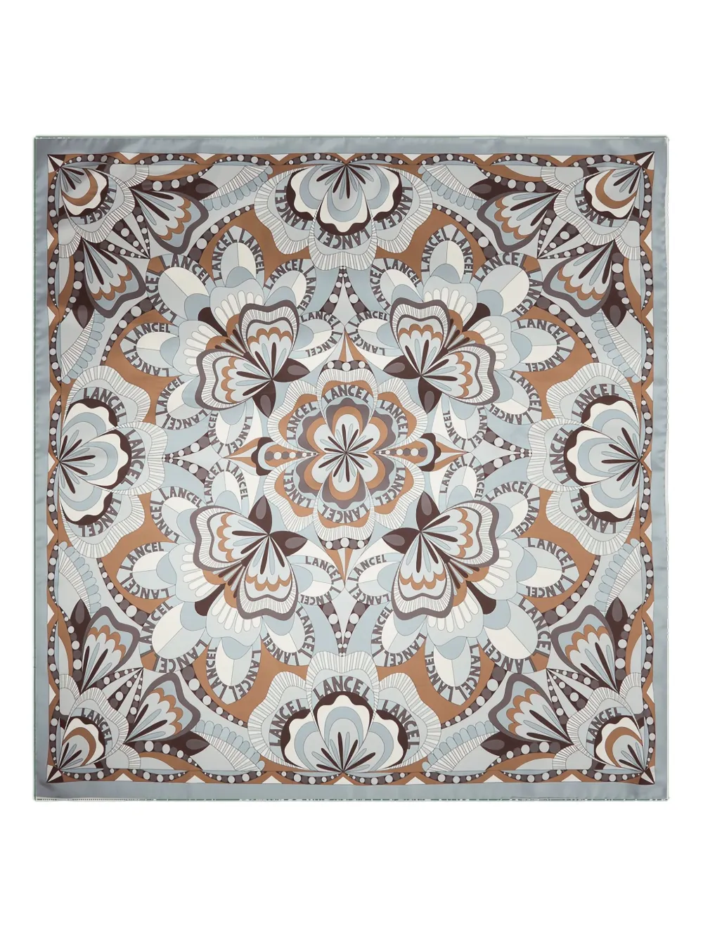 Шелковый шарф с цветочным мотивом Lancel, серый
Шелковый шарф с цветочным мотивом Lancel, серый