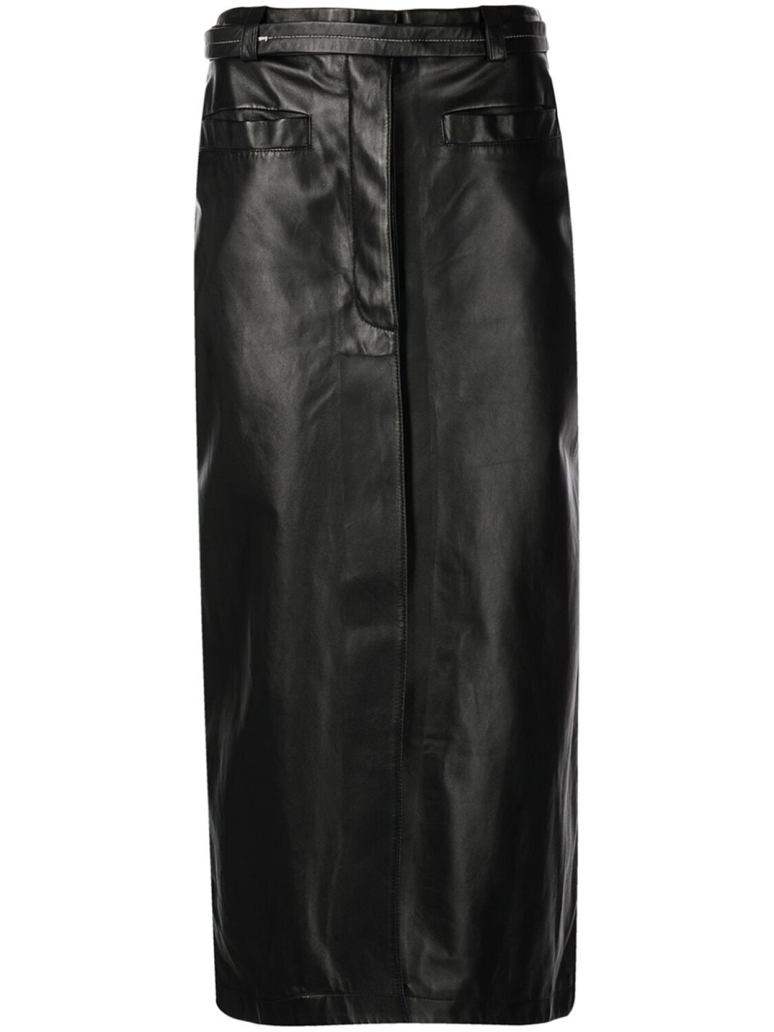 Proenza Schouler кожаная юбка миди с поясом, черный
Proenza Schouler кожаная юбка миди с поясом, черный