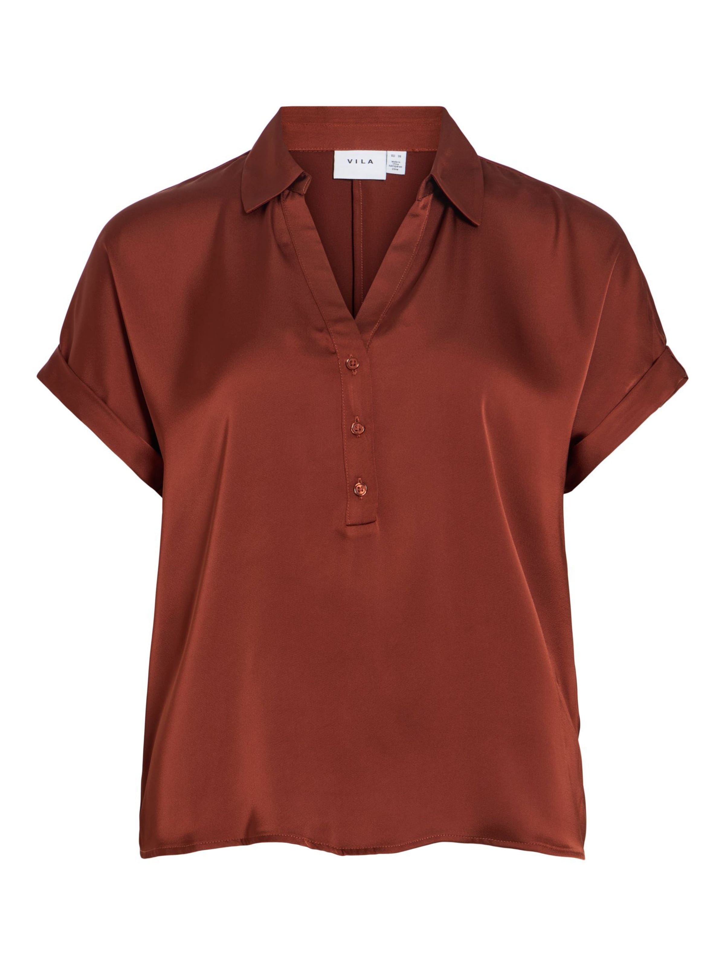 VILA Блузка 'VIEnna Ravenna' в цвете Rusty Red
VILA Блузка 'VIEnna Ravenna' в цвете Rusty Red