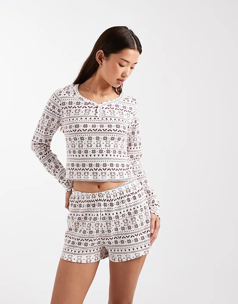 Пижама New Look Bear с белым узором
Пижама New Look Bear с белым узором