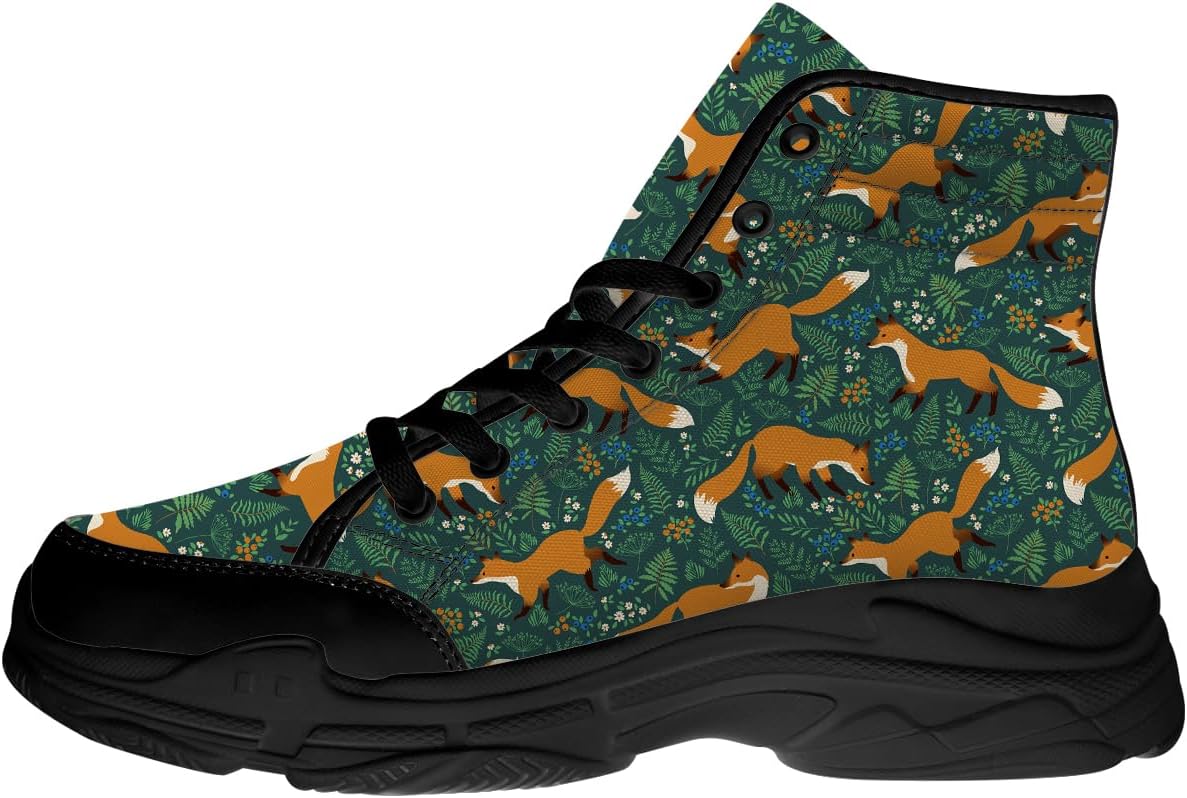 Кеды на высокой подошве с изображением лисы для женщин и мужчин, парусиновые платформенные туфли на шнуровке, подарки с лисой для нее и для него Generic, 3101 Green
Кеды на высокой подошве с изображением лисы для женщин и мужчин, парусиновые платформенные туфли на шнуровке, подарки с лисой для нее и для него Generic, 3101 Green