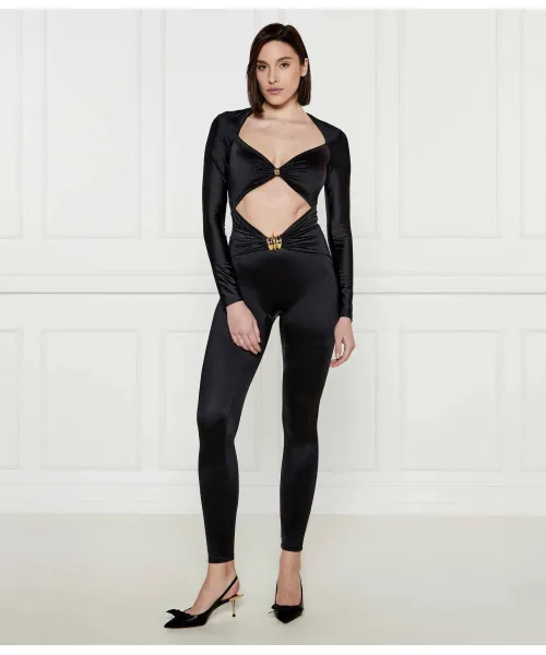 Комбинезон Slim fit Elisabetta Franchi, черный 
Комбинезон Slim fit Elisabetta Franchi, черный