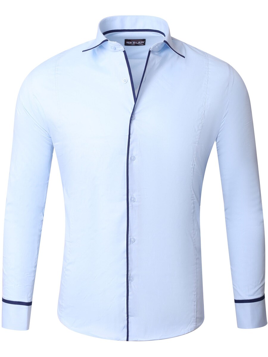 Рубашка Slim Fit на пуговицах Reslad RS7118, светло-голубой
Рубашка Slim Fit на пуговицах Reslad RS7118, светло-голубой