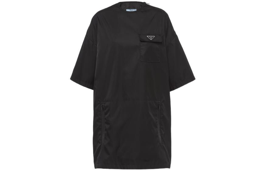 Платье с короткими рукавами женское черное Prada
Платье с короткими рукавами женское черное Prada