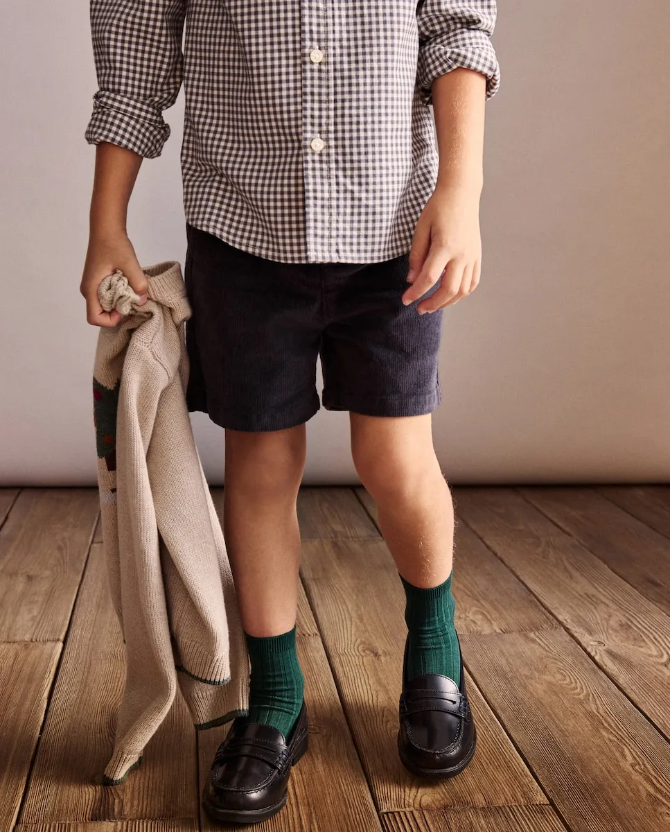 Детские шорты из однотонного вельвета Coconut El Corte Inglés, антрацитовый
Детские шорты из однотонного вельвета Coconut El Corte Inglés, антрацитовый