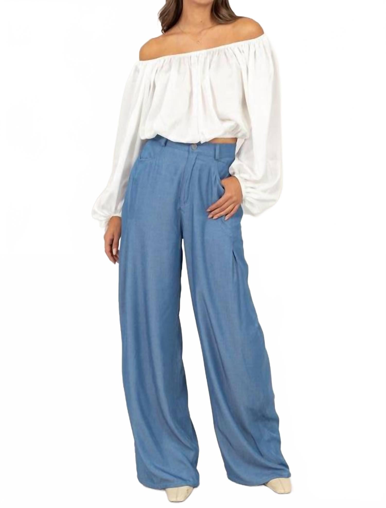 Рабочие брюки с высокой талией, синие, тканые Hyfve, синий
Рабочие брюки с высокой талией, синие, тканые Hyfve, синий