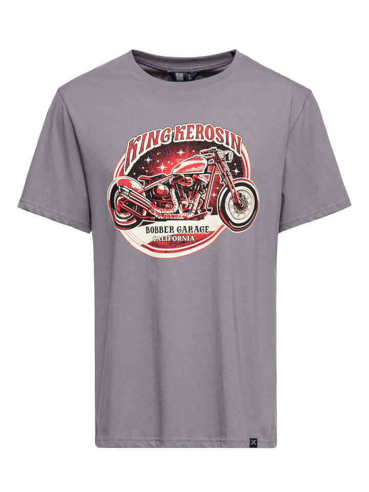 Футболка King Kerosin Bobber Garage, серый
Футболка King Kerosin Bobber Garage, серый