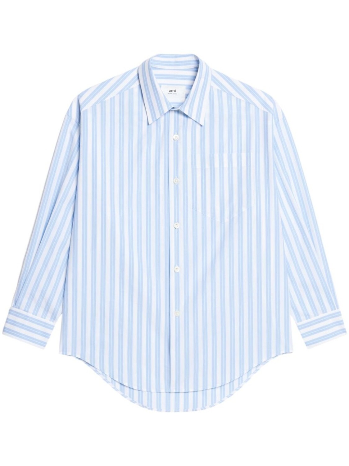 Рубашка в полоску AMI Paris, синий
Рубашка в полоску AMI Paris, синий