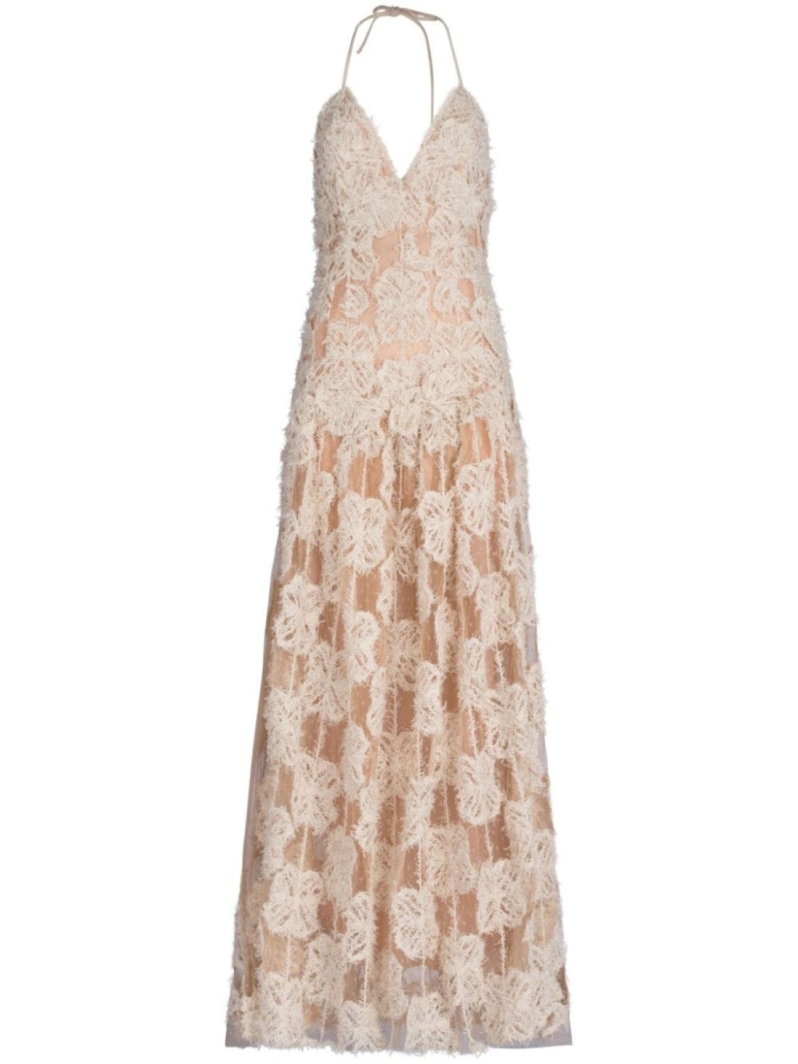 Silvia Tcherassi платье Danae с цветочной аппликацией, нейтральный цвет
Silvia Tcherassi платье Danae с цветочной аппликацией, нейтральный цвет