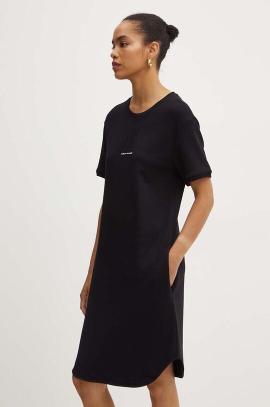 Хлопковое платье Armani Exchange, черный
Хлопковое платье Armani Exchange, черный