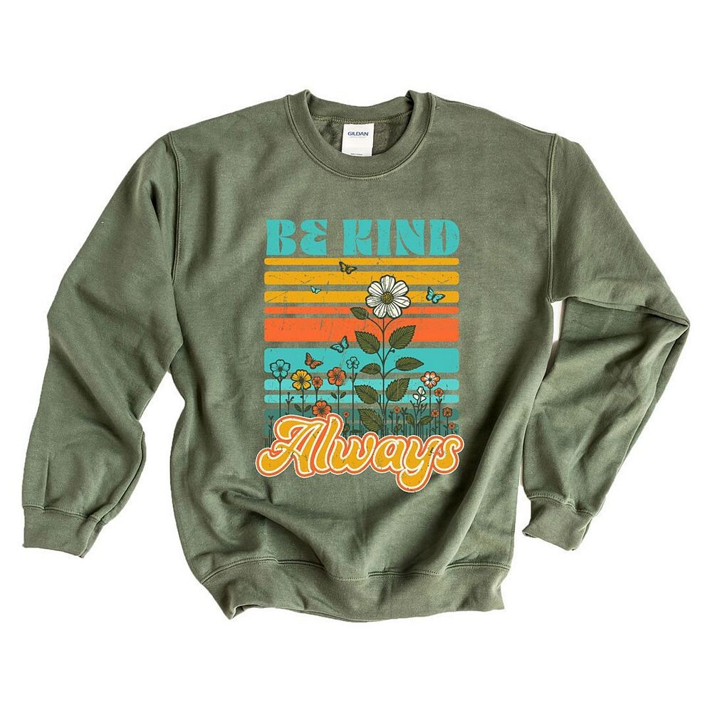 Толстовка Be Kind Always с цветами Simply Sage Market, цвет Military
Толстовка Be Kind Always с цветами Simply Sage Market, цвет Military