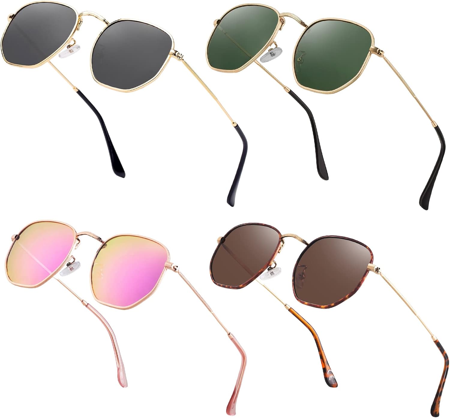 Хипстерские шестиугольные поляризованные солнцезащитные очки для мужчин и женщин, геометрические квадратные, маленькие, в винтажном стиле, с металлической оправой, ретро-очки Htms, V04-pack/Goldblack/G15/Pinkpinkmirror/Leopardtea
Хипстерские шестиугольные поляризованные солнцезащитные очки для мужчин и женщин, геометрические квадратные, маленькие, в винтажном стиле, с металлической оправой, ретро-очки Htms, V04-pack/Goldblack/G15/Pinkpinkmirror/Leopardtea