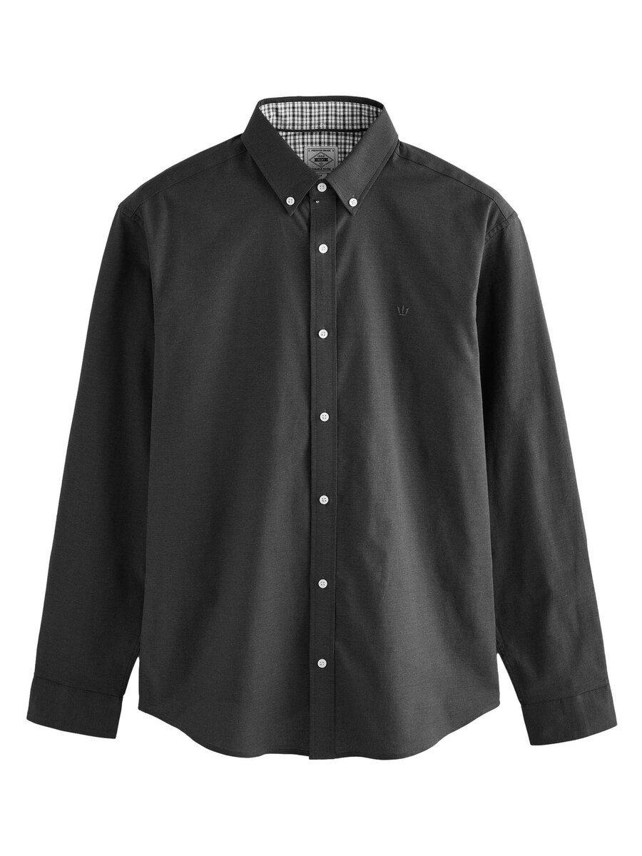 Рубашка обычного кроя на пуговицах Next, антрацит
Рубашка обычного кроя на пуговицах Next, антрацит