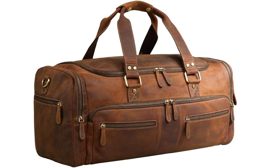 Дорожная сумка из 100% натуральной кожи - единственная дорожная сумка, которая вам понадобится Luxorro, Dark brown
Дорожная сумка из 100% натуральной кожи - единственная дорожная сумка, которая вам понадобится Luxorro, Dark brown