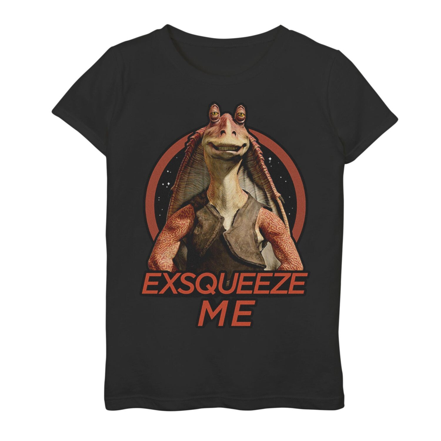 Футболка с рисунком «Jar Jar Binks Exsqueeze Me Z1» для девочек 7–16 лет Star Wars
Футболка с рисунком «Jar Jar Binks Exsqueeze Me Z1» для девочек 7–16 лет Star Wars