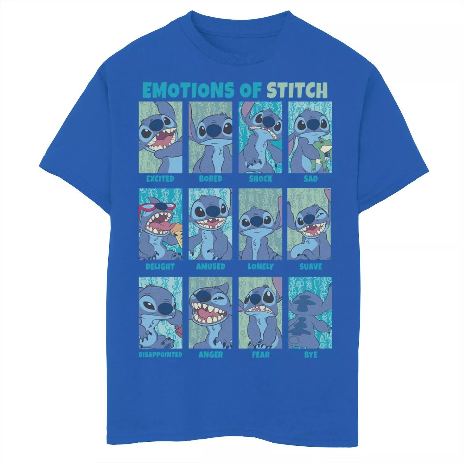 Футболка Disney's Lilo & Stitch Boys 8-20 the Emotions Of Stitch с сетчатой вставкой и графическим рисунком Licensed Character
Футболка Disney's Lilo & Stitch Boys 8-20 the Emotions Of Stitch с сетчатой вставкой и графическим рисунком Licensed Character