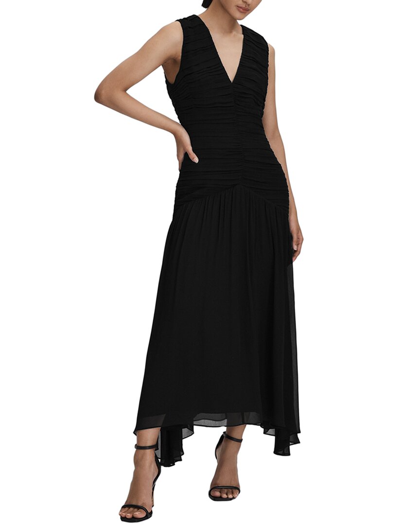 Платье-футляр Reiss Saffy с рюшами Reiss, черный
Платье-футляр Reiss Saffy с рюшами Reiss, черный