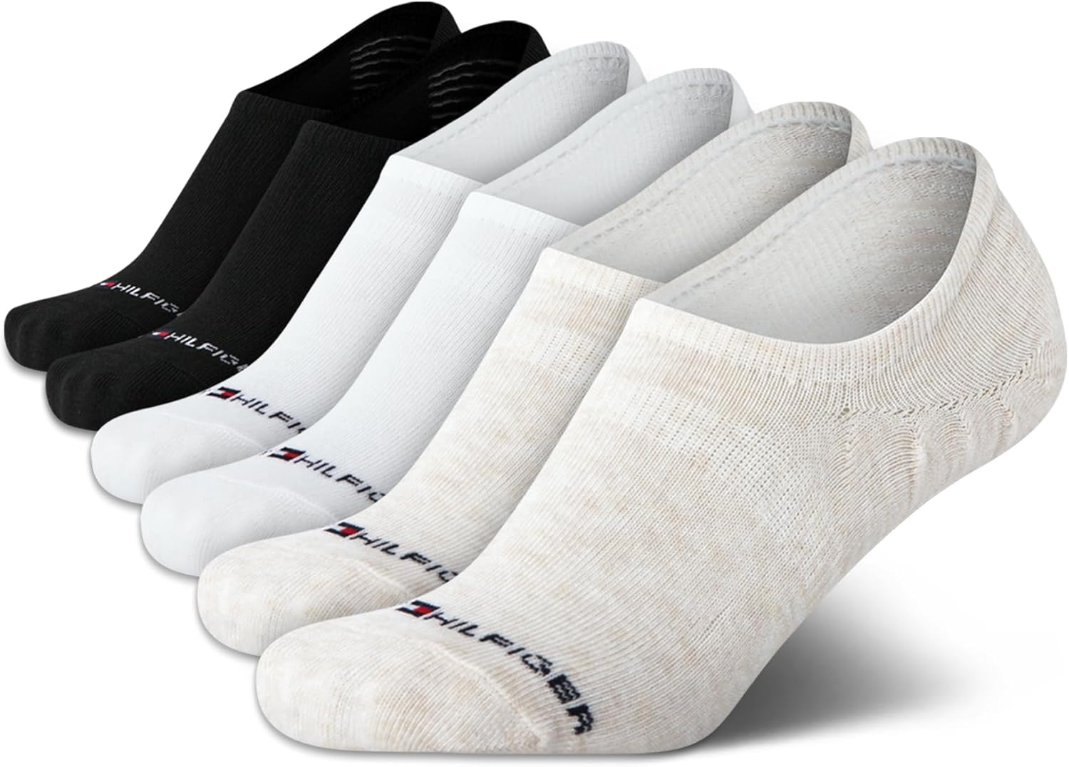 Женские носки-невидимки Tommy Hilfiger - 6 пар носков из хлопковой смеси для женщин - ультракороткие вкладыши для лоферов и кроссовок, Oatmeal Assorted
Женские носки-невидимки Tommy Hilfiger - 6 пар носков из хлопковой смеси для женщин - ультракороткие вкладыши для лоферов и кроссовок, Oatmeal Assorted