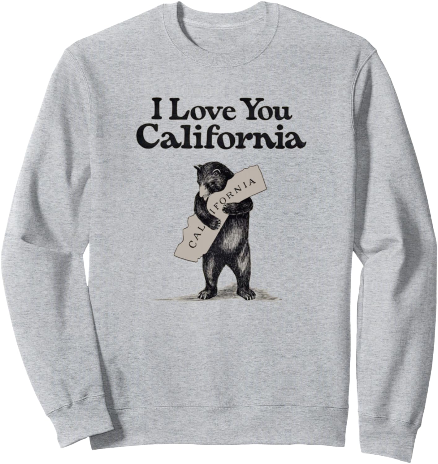 Толстовка с надписью «Я люблю тебя, Калифорния» Funny Tees, серый
Толстовка с надписью «Я люблю тебя, Калифорния» Funny Tees, серый
