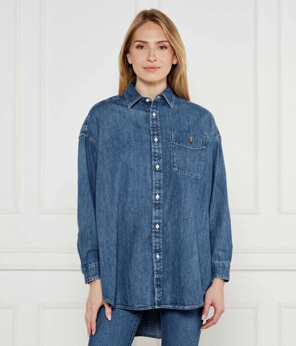Рубашка женская Polo Ralph Lauren джинсовая, синий
Рубашка женская Polo Ralph Lauren джинсовая, синий