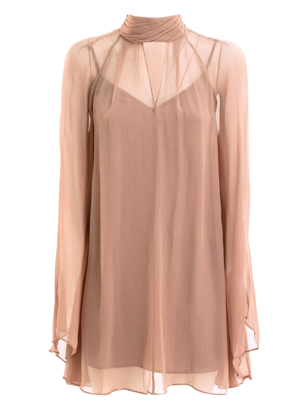 Мини-платье с высоким воротником Staud, бежевый
Мини-платье с высоким воротником Staud, бежевый