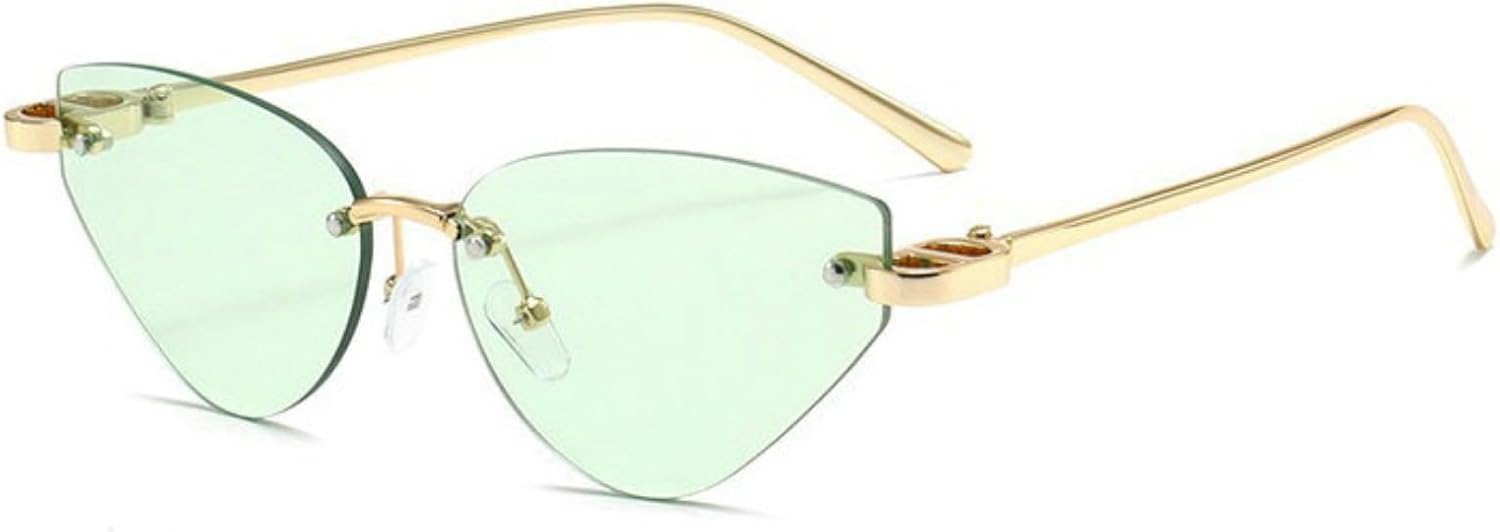 Willochra Сексуальные солнцезащитные очки «кошачий глаз» для женщин, без оправы, роскошная металлическая рама, защита от УФ-излучения UV400, солнцезащитные очки для активного отдыха, винтажные очки в стиле Y2K, C5
Willochra Сексуальные солнцезащитные очки «кошачий глаз» для женщин, без оправы, роскошная металлическая рама, защита от УФ-излучения UV400, солнцезащитные очки для активного отдыха, винтажные очки в стиле Y2K, C5