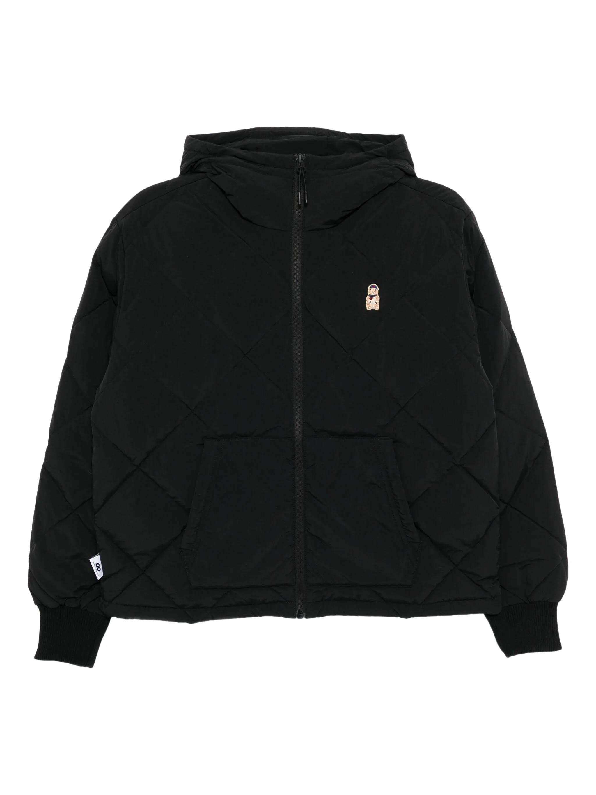 Пуховик с вышивкой Chocoolate, черный
Пуховик с вышивкой Chocoolate, черный