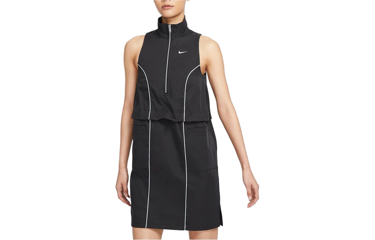 Платье без рукавов женское черное Nike
Платье без рукавов женское черное Nike