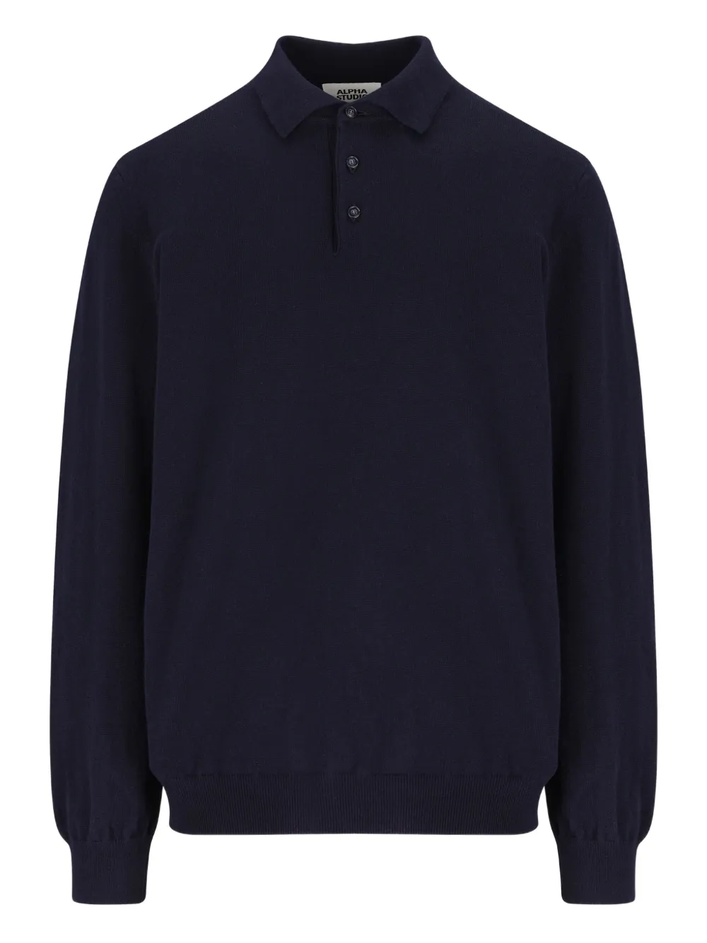 Кашемировый пуловер-поло ALPHA STUDIO, синий
Кашемировый пуловер-поло ALPHA STUDIO, синий