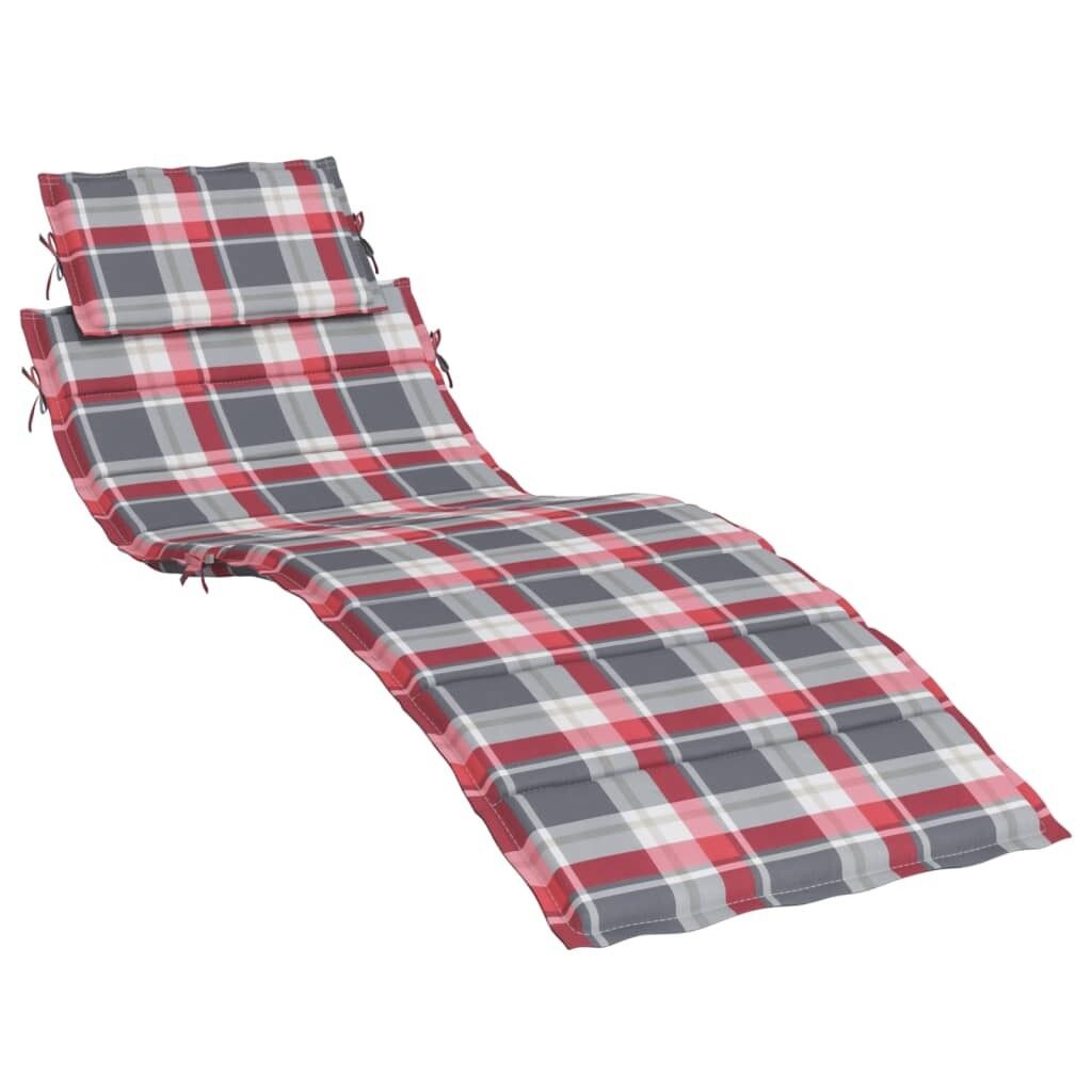 Подушка для шезлонга vidaXL, красная клетка, 186x58x3 см, ткань Оксфорд
Подушка для шезлонга vidaXL, красная клетка, 186x58x3 см, ткань Оксфорд