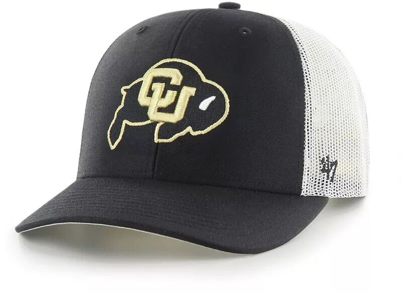 Мужская черная регулируемая кепка Colorado Buffaloes '47 Trucker
Мужская черная регулируемая кепка Colorado Buffaloes '47 Trucker